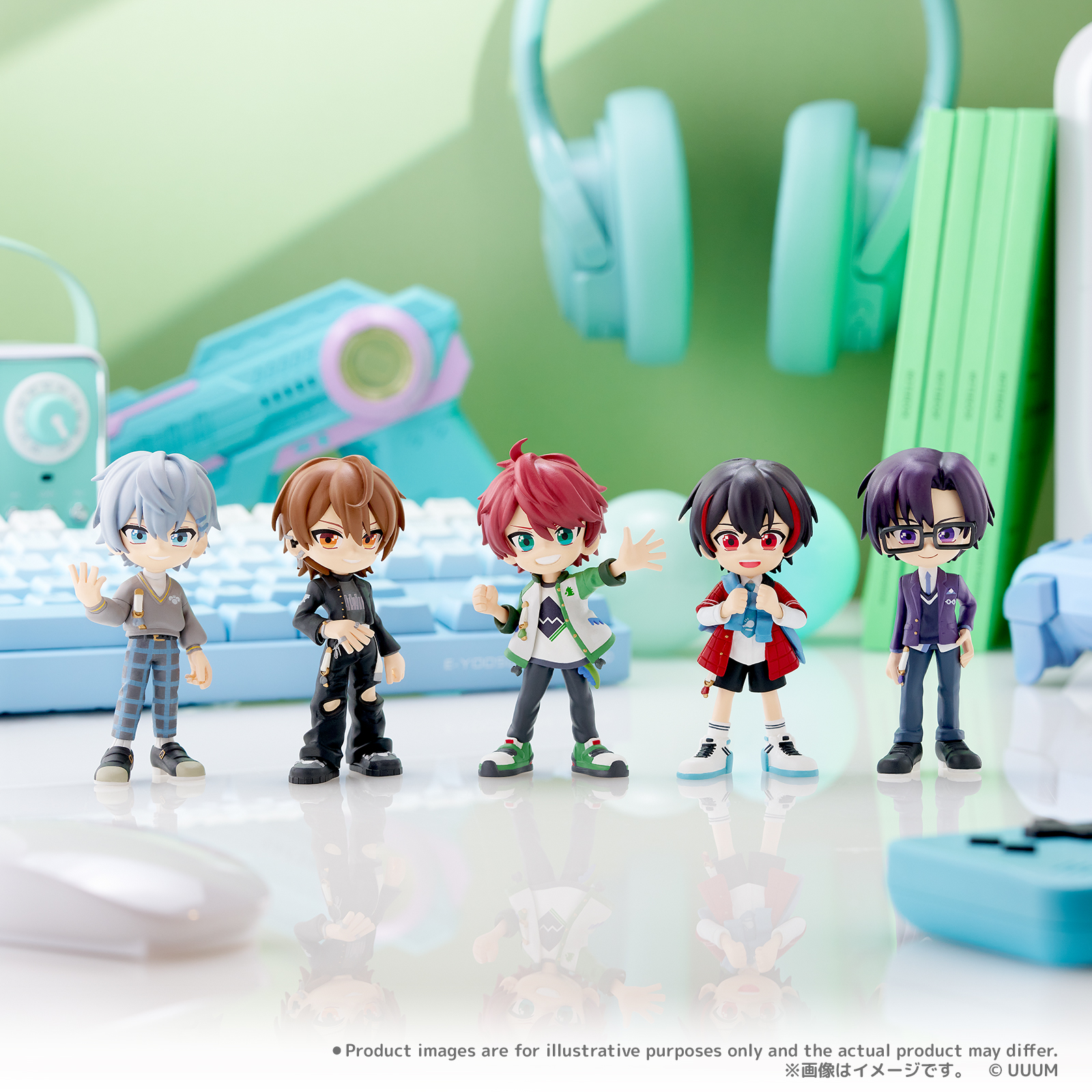 カラフルピーチ デスク DE フィギュア vol.3 全4種セット からぴち ໒꒱ カラフルピーチ デスクDEフィギュア vol.3 全4種